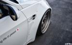 BMW M3 Coupe Alpine White by Liberty Walk and EAS 2018 года